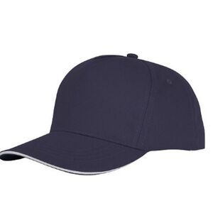 Bullet Unisex Ceto 5 Panel Sandwich Cap / Navy